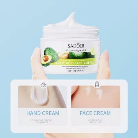✨ مرطب SADOER بزيت الأفوكادو ترطيب طبيعي وعناية ناعمة لبشرتك!