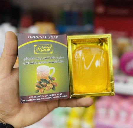 صابون بالكولاجين وزيت الافوكادو مكافحة الشيخوخة والتجاعيد وترطيب البشرة